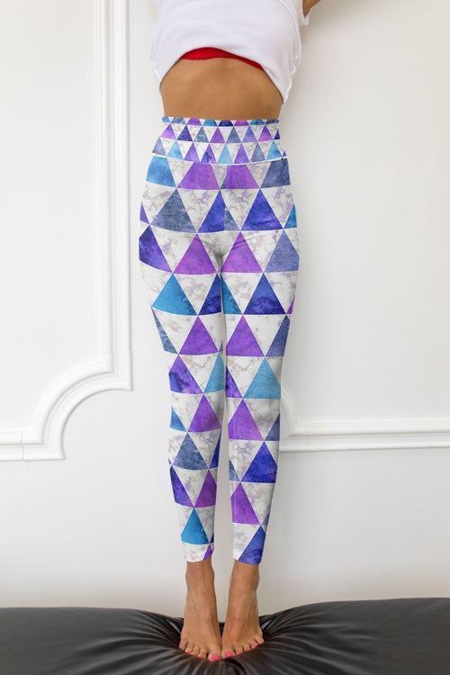 Geometric Leggings, Capris, Shorts