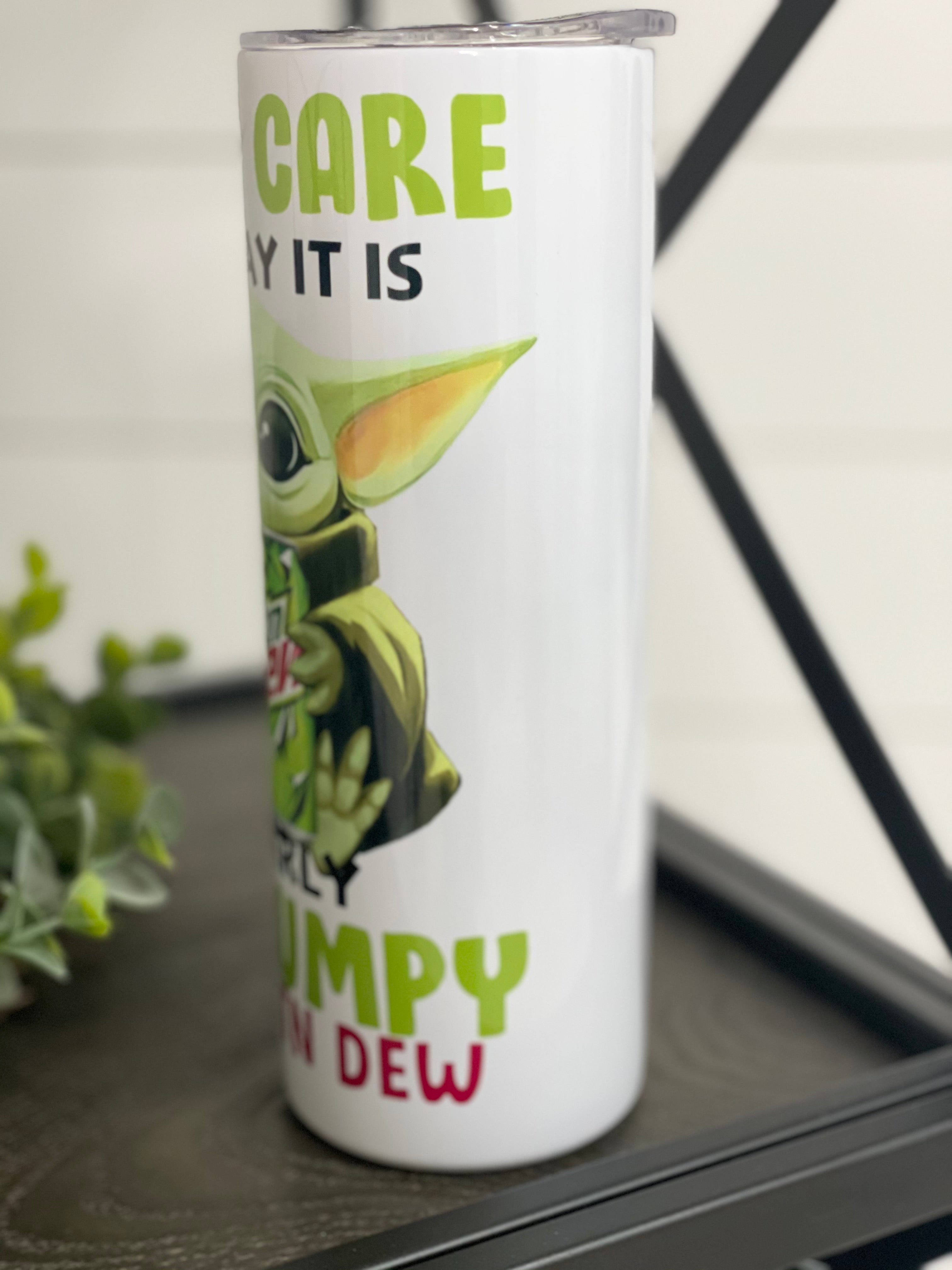 Mountain Dew Yoda 20oz Skinny Tumbler