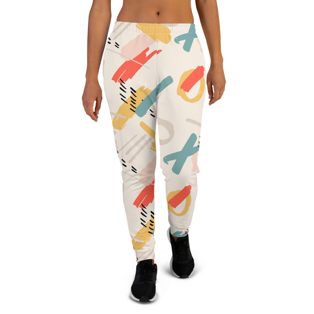 Memphis Pattern Abstract Joggers