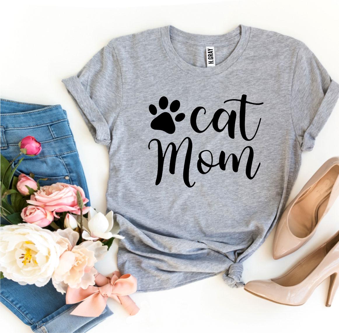 Cat Mom T-shirt | Agate