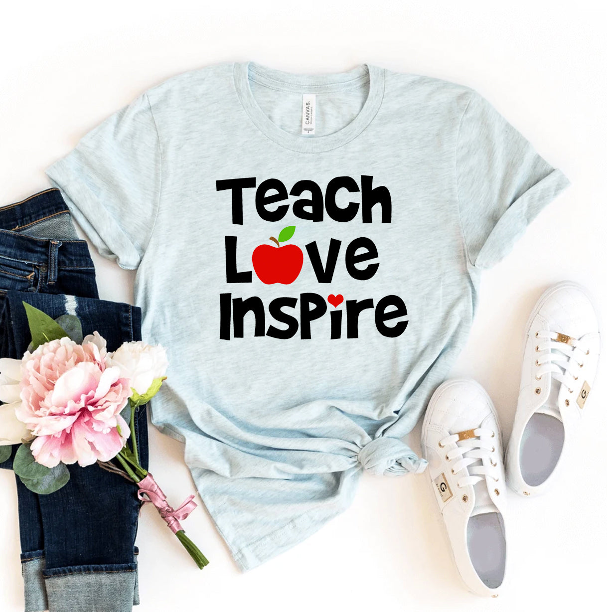 Teach Love Inspire T-shirt | Agate