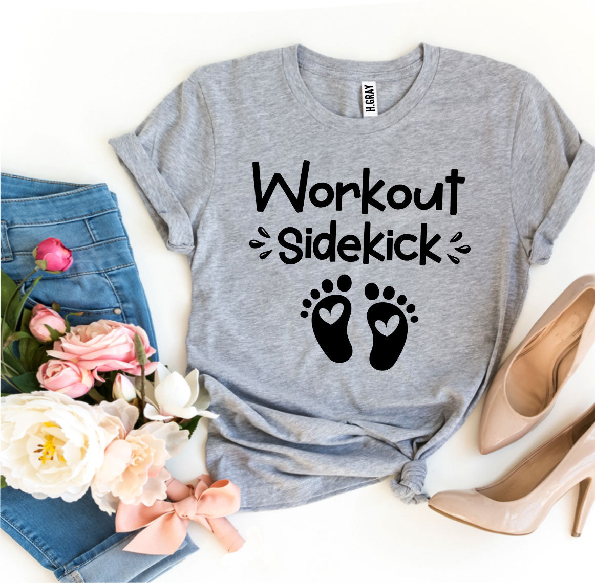 Workout Sidekick T-shirt | Agate