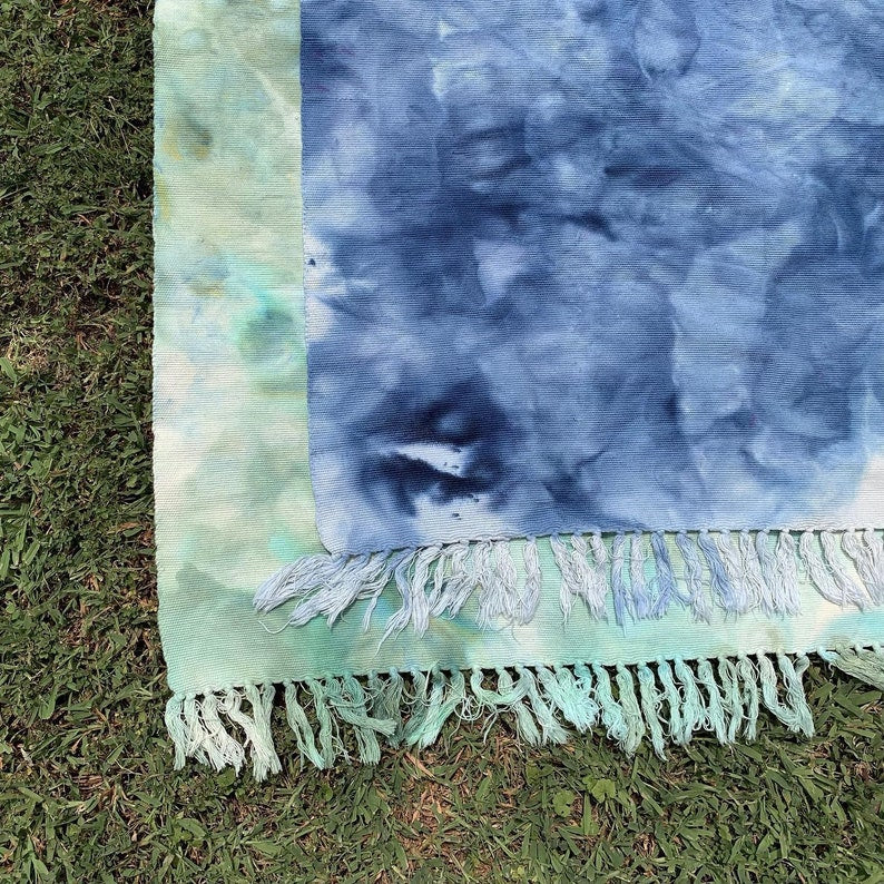 Handwoven + Hand Dyed Area Rug | 100% Cotton | 3' x 5'