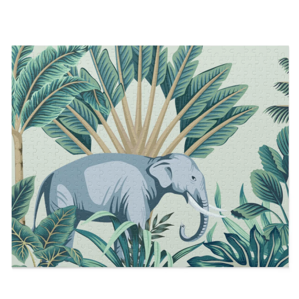 Auspicious Elephant in The Wild Jigsaw Puzzle 500-Piece