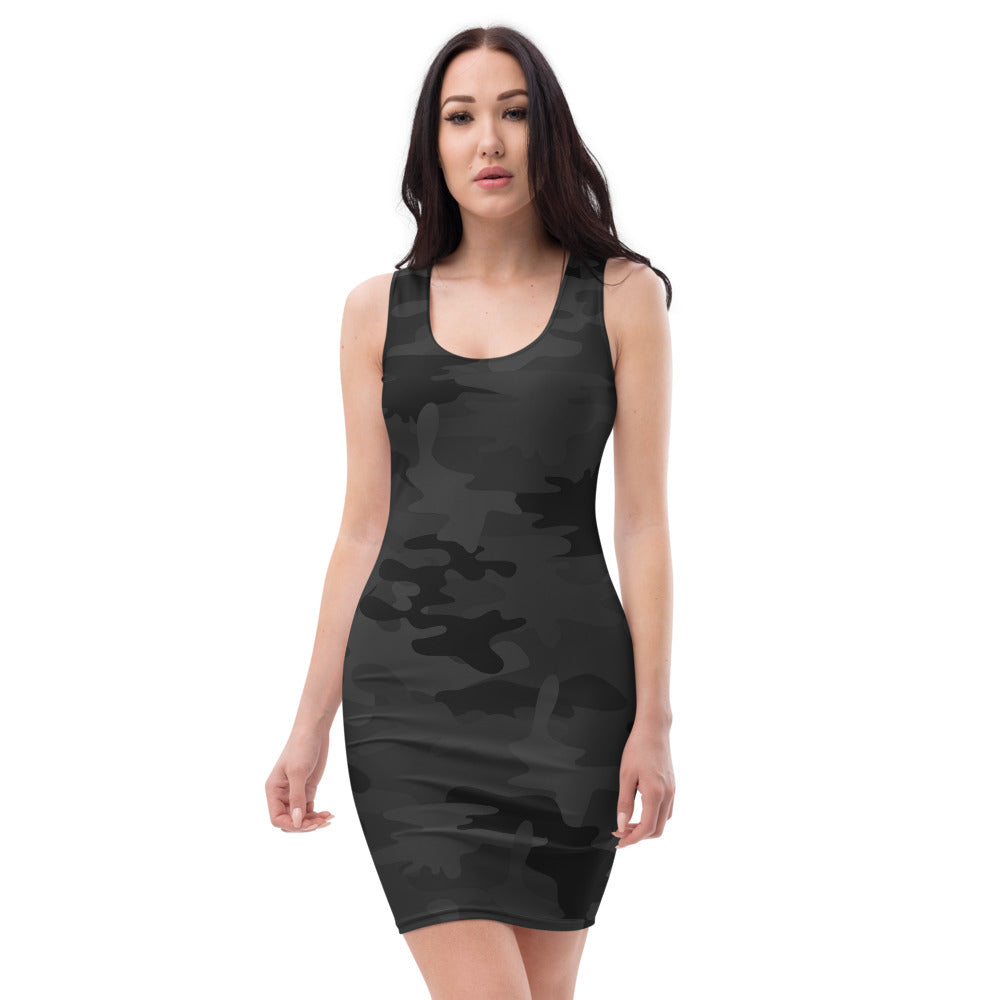 Black Camo Dress