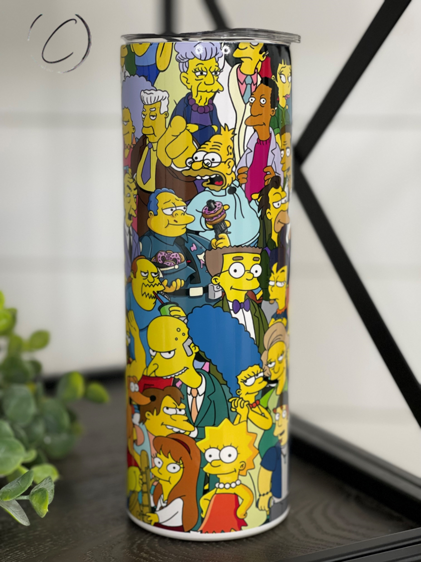 The Simpsons 20oz Skinny Tumbler