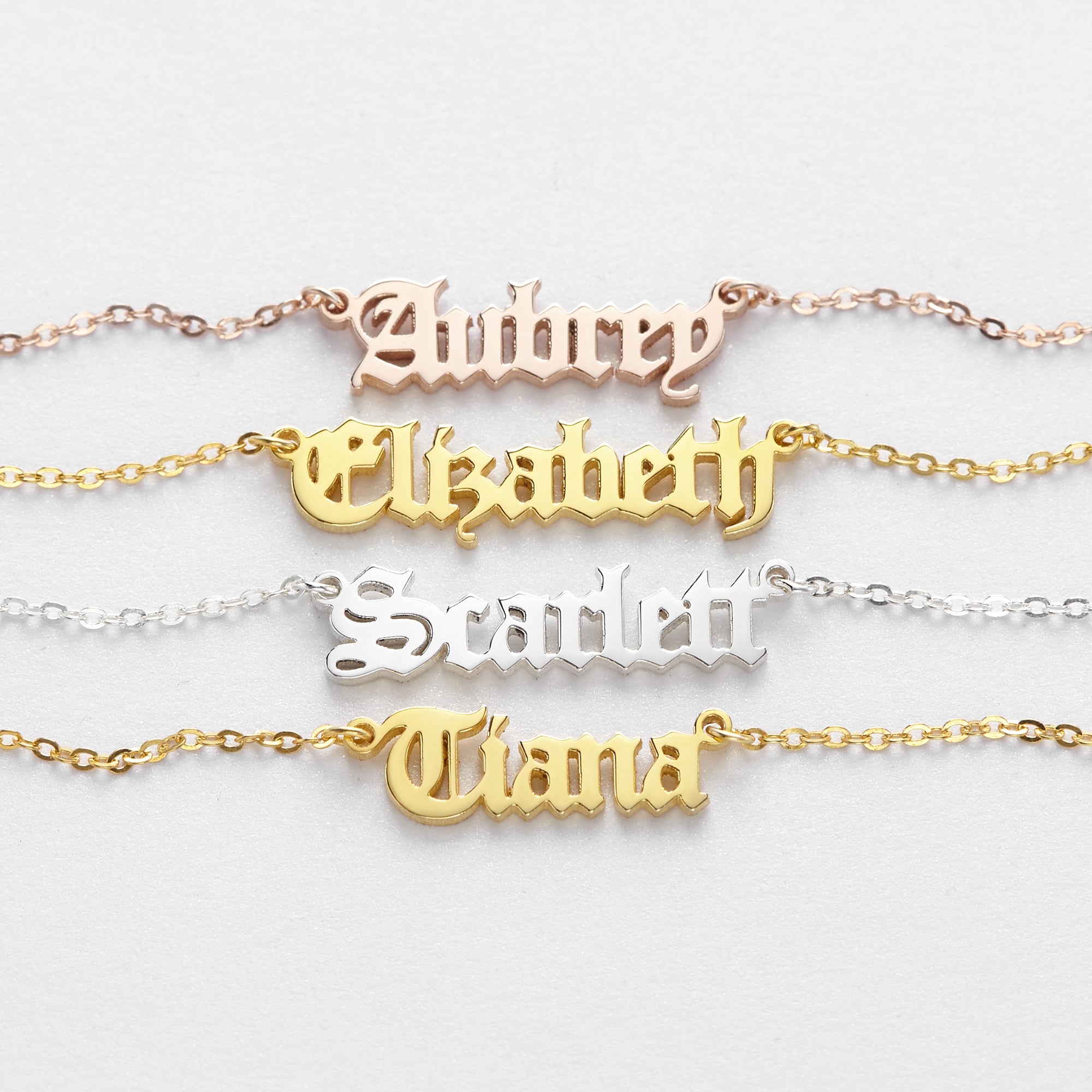 Personalized Name Necklace for Teen