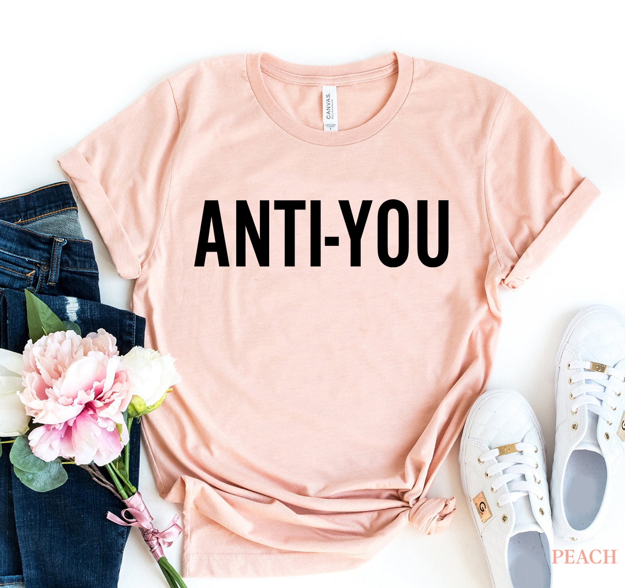 Anti You T-shirt | Agate