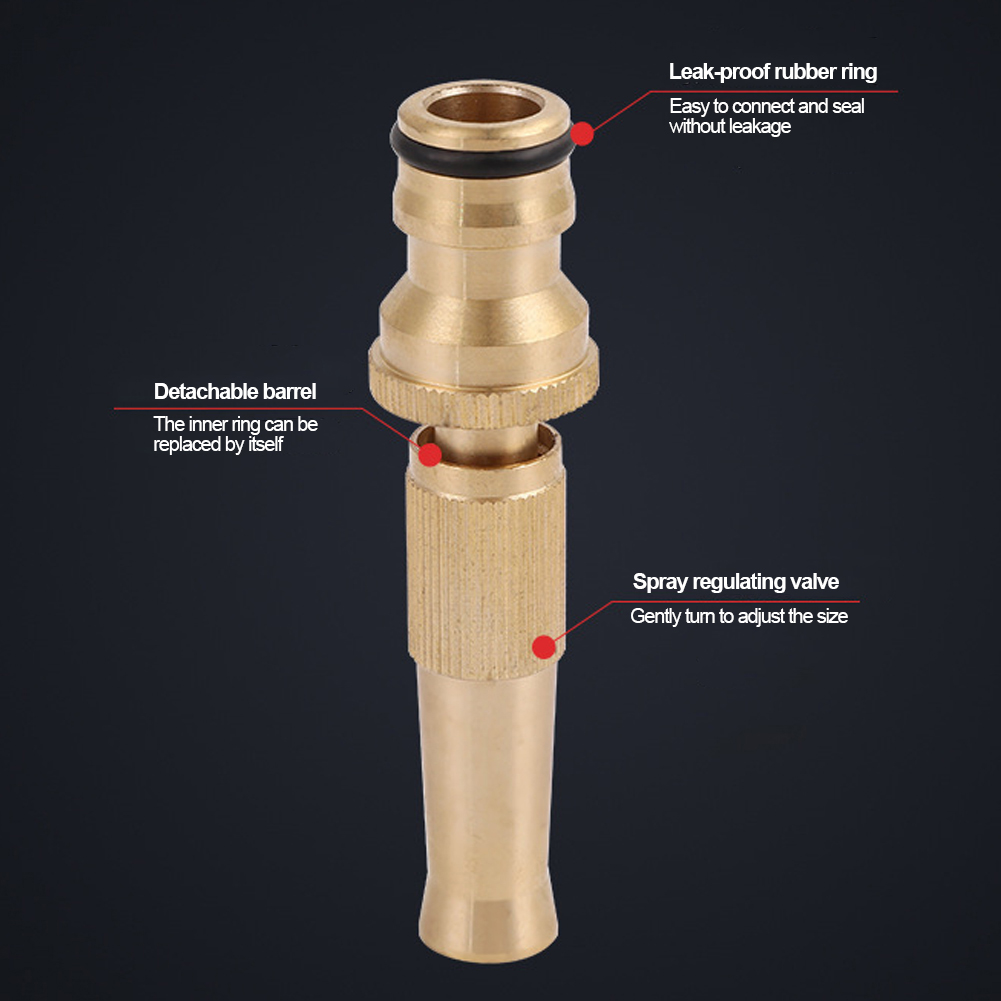 Spray Nozzle Water Gun High Pressure Direct Spray Quick Connector