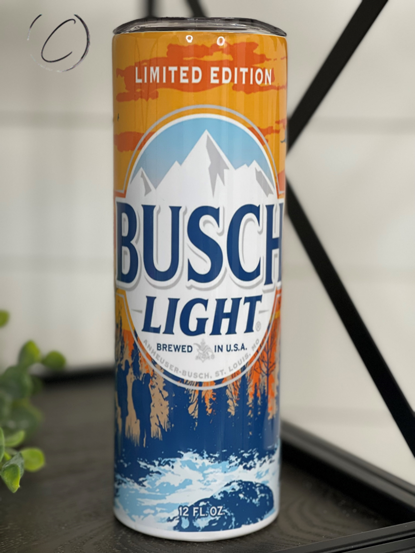 Busch Light Limited Edition 20oz Skinny Tumbler