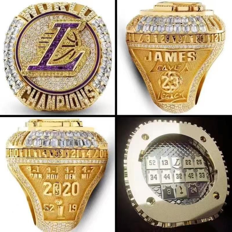 Stainless Steel 2020 NBA Champion Los Angeles Lakers Ring