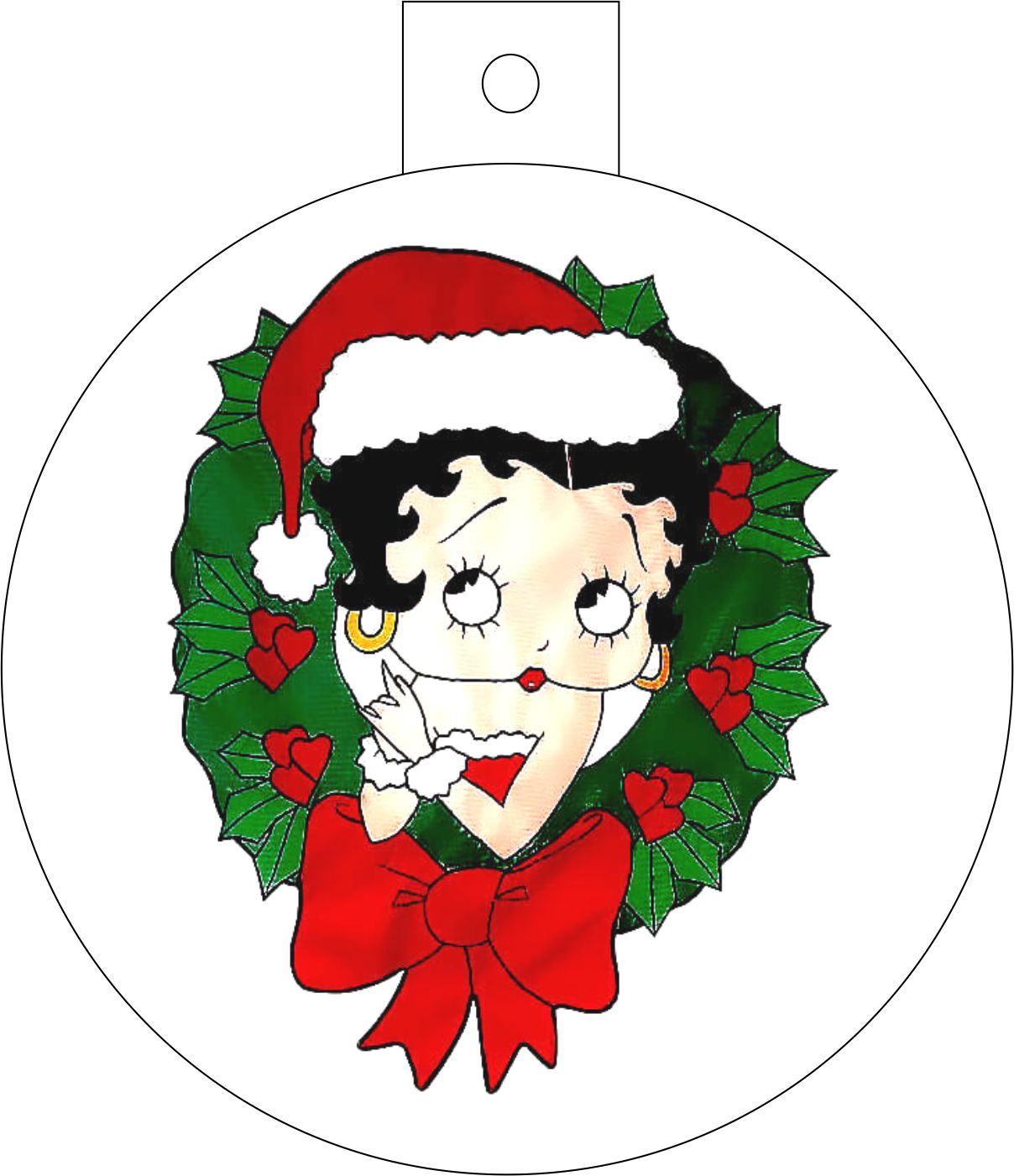 Christmas Holiday Ornament Betty Boop