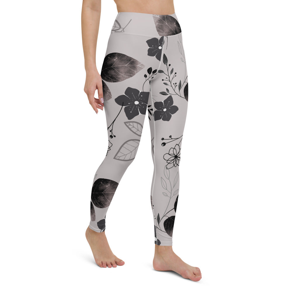 High Waist Floral Leggings