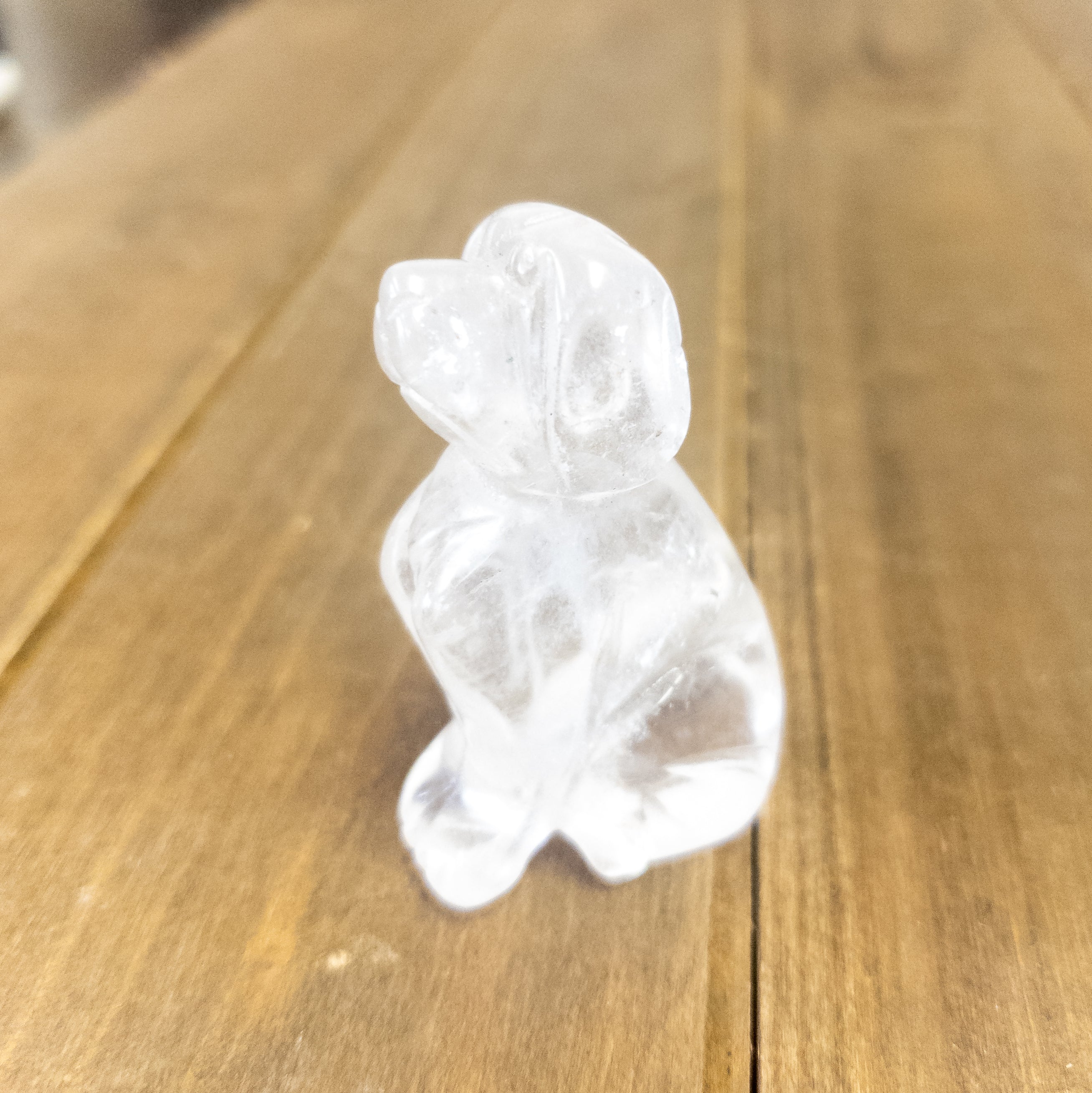 Mini Crystal Carved Dogs