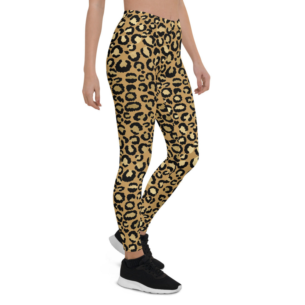 Leopard Print Leggings Seamless