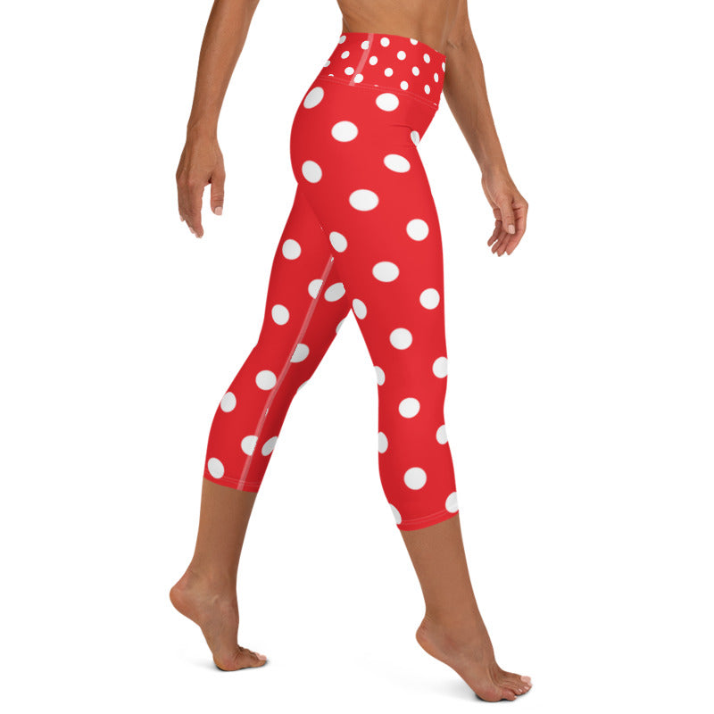 Minnie Red Polka Dot Leggings, Capris and Shorts