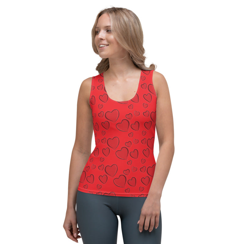 Red Heart Tank Top