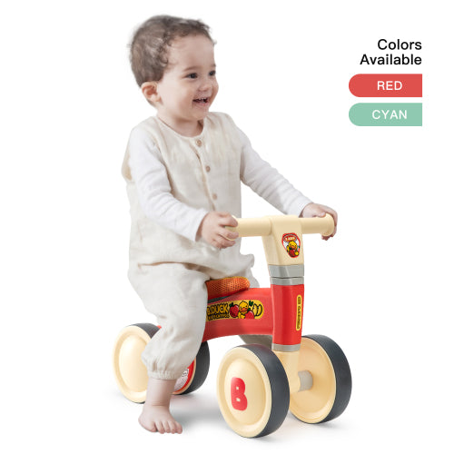 Four Wheeled Balance Bike Toy for Toddlers