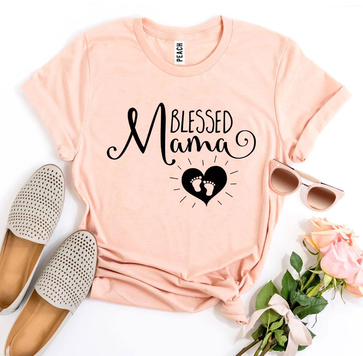 Blessed Mama T-shirt | Agate