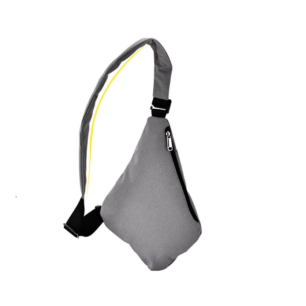 Waterproof Triangle Side Crossbody Bag, Right Shoulder