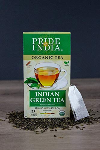 Organic Indian Green Tea Bags - Pack of 6