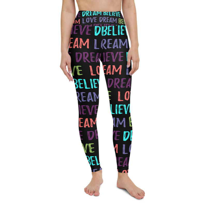 Love, Dream, Believe leggings, Capris and Shorts