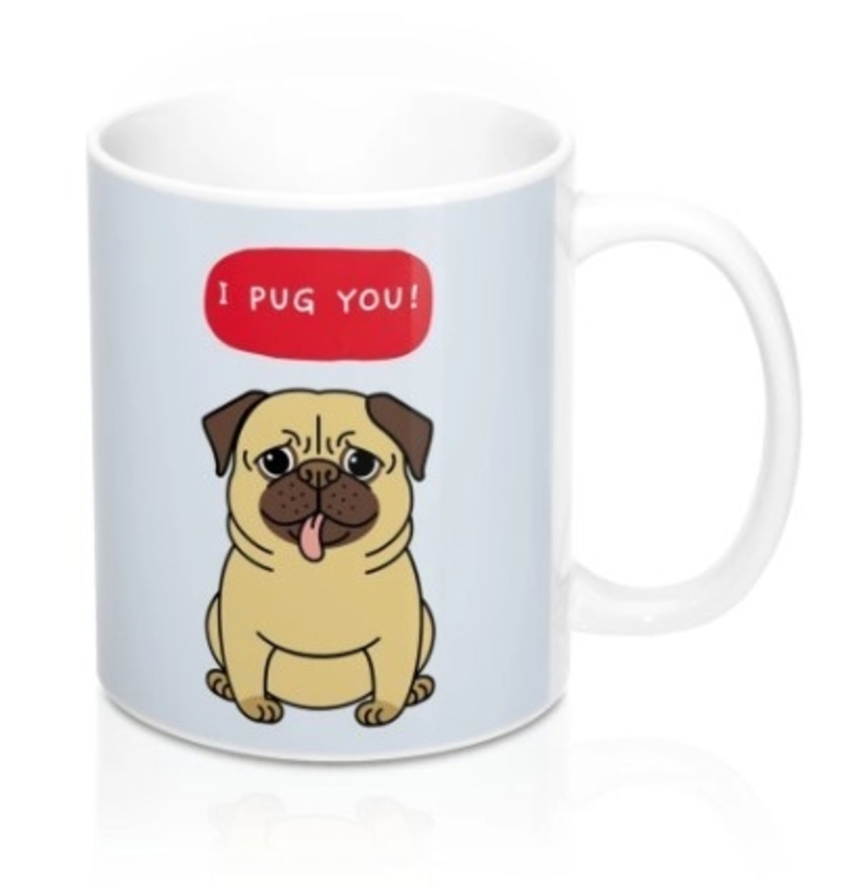 I PUG You Puppy Heat Sensitive Color Changing Mug | Yellow Pandora