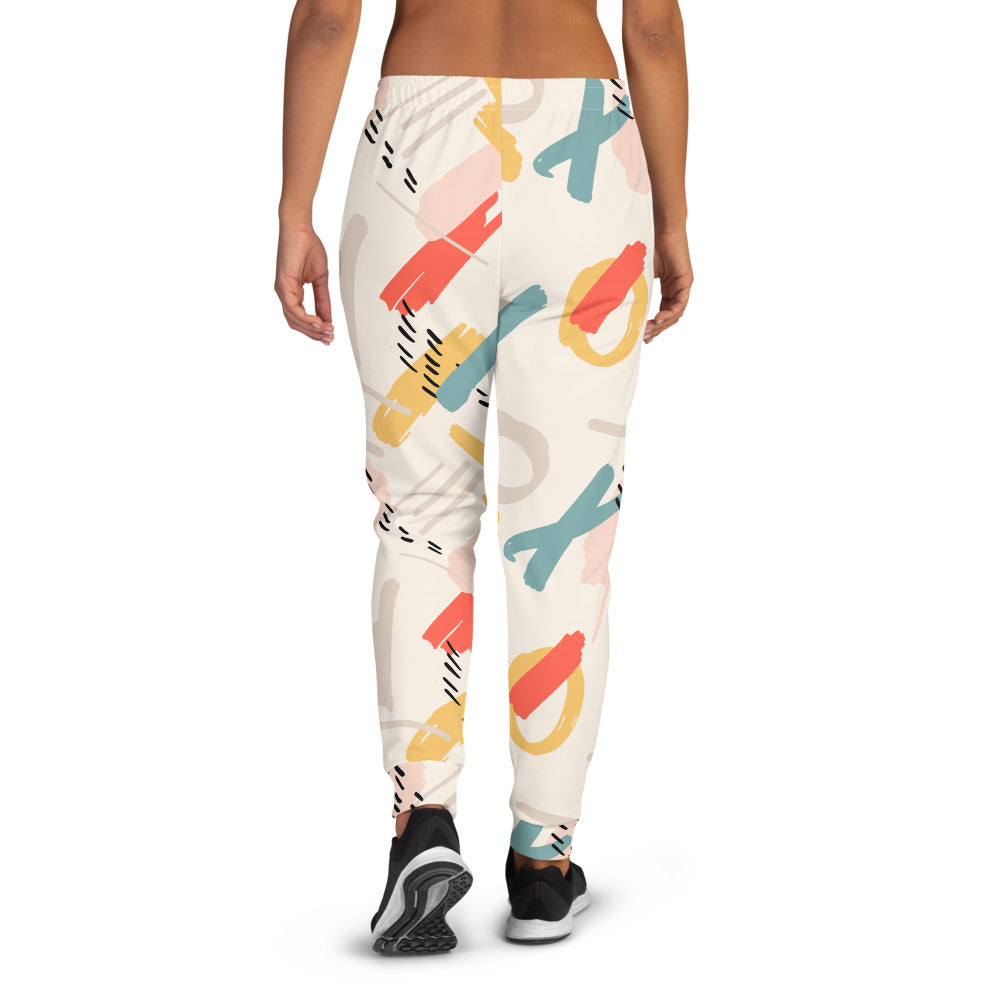 Memphis Pattern Abstract Joggers