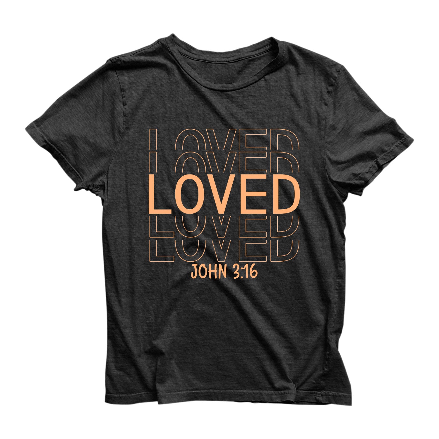 Eco Friendly Recycled Loved Religious T-Shirt