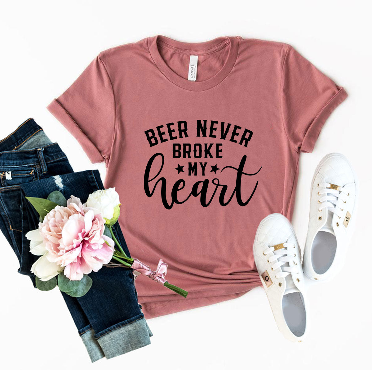 DT0213 Beer Never Broke My Heart Shirt