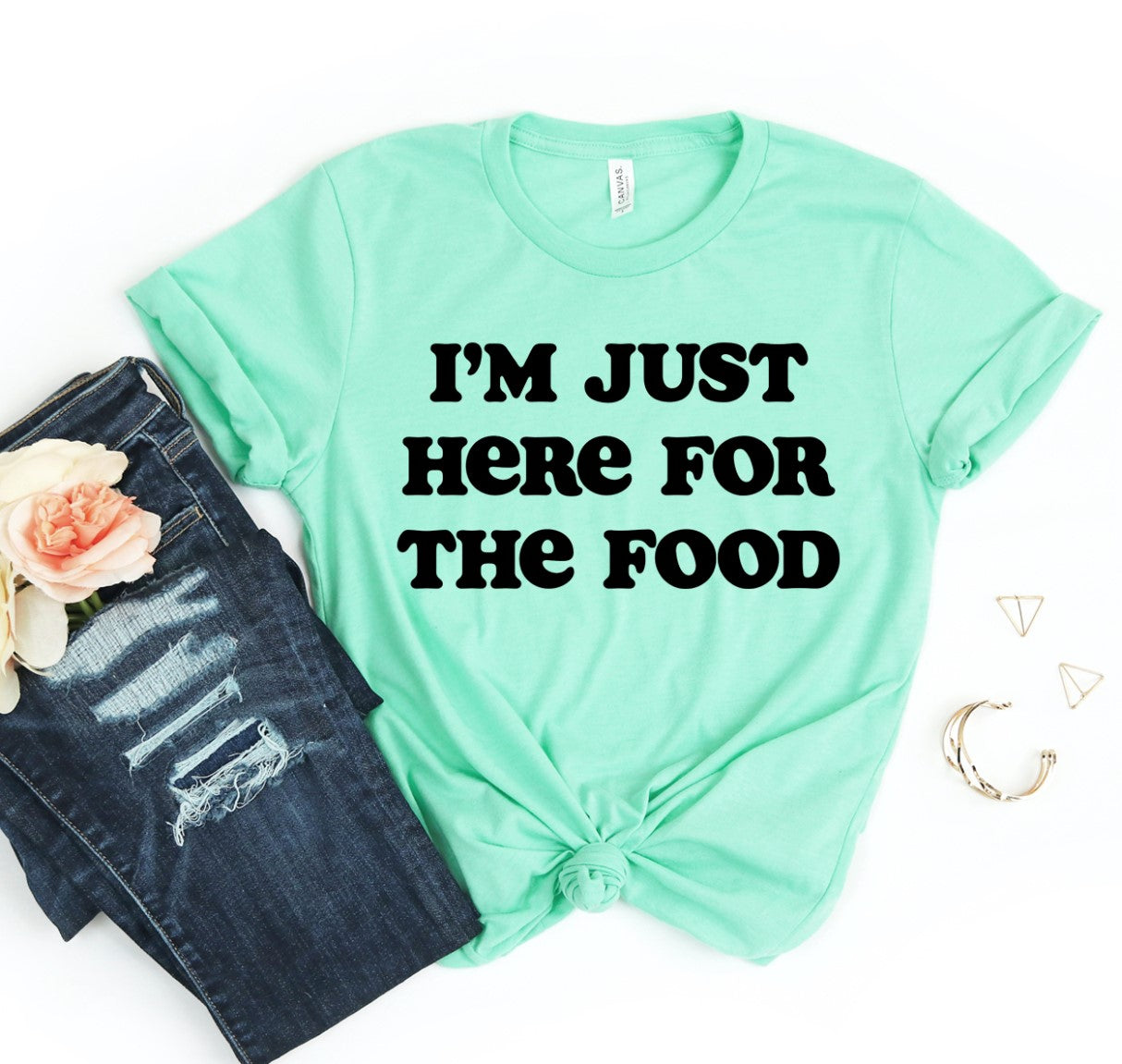 I'm Just Here For The Food T-shirt | Agate