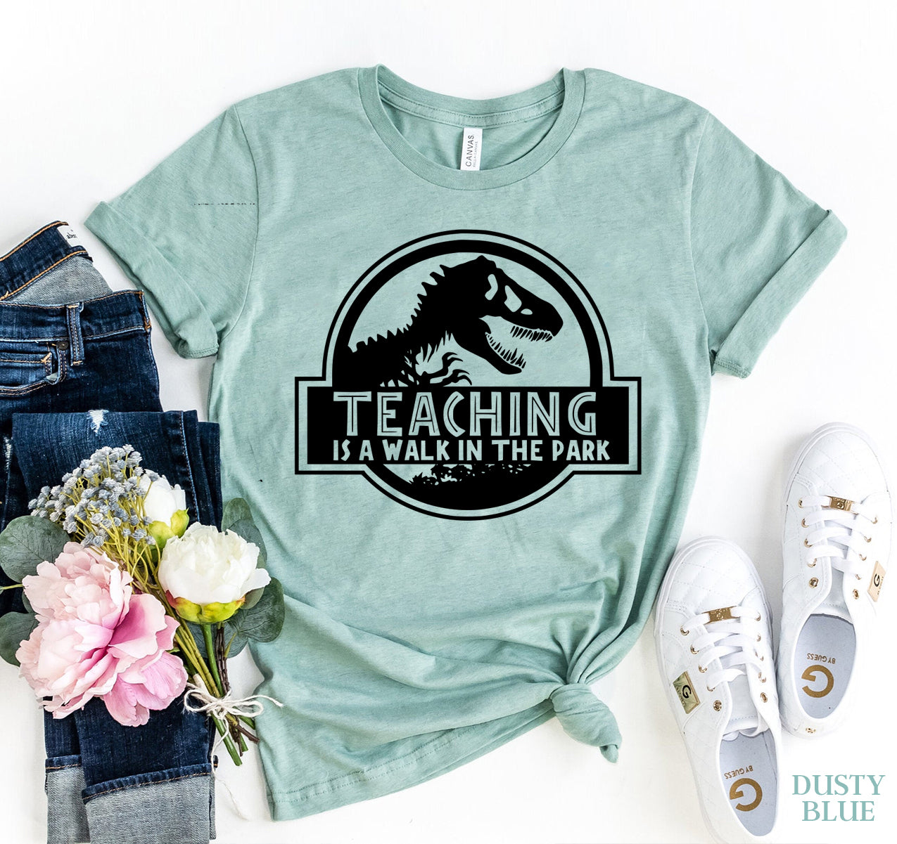 Teaching Is A Walk In The Park T-shirt | Agate