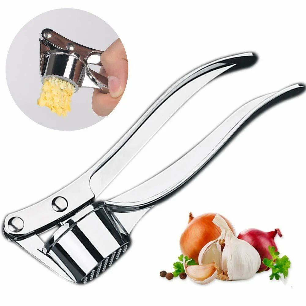 Garlic Press Crusher Mincer Chopper Peeler Squeeze Ginger