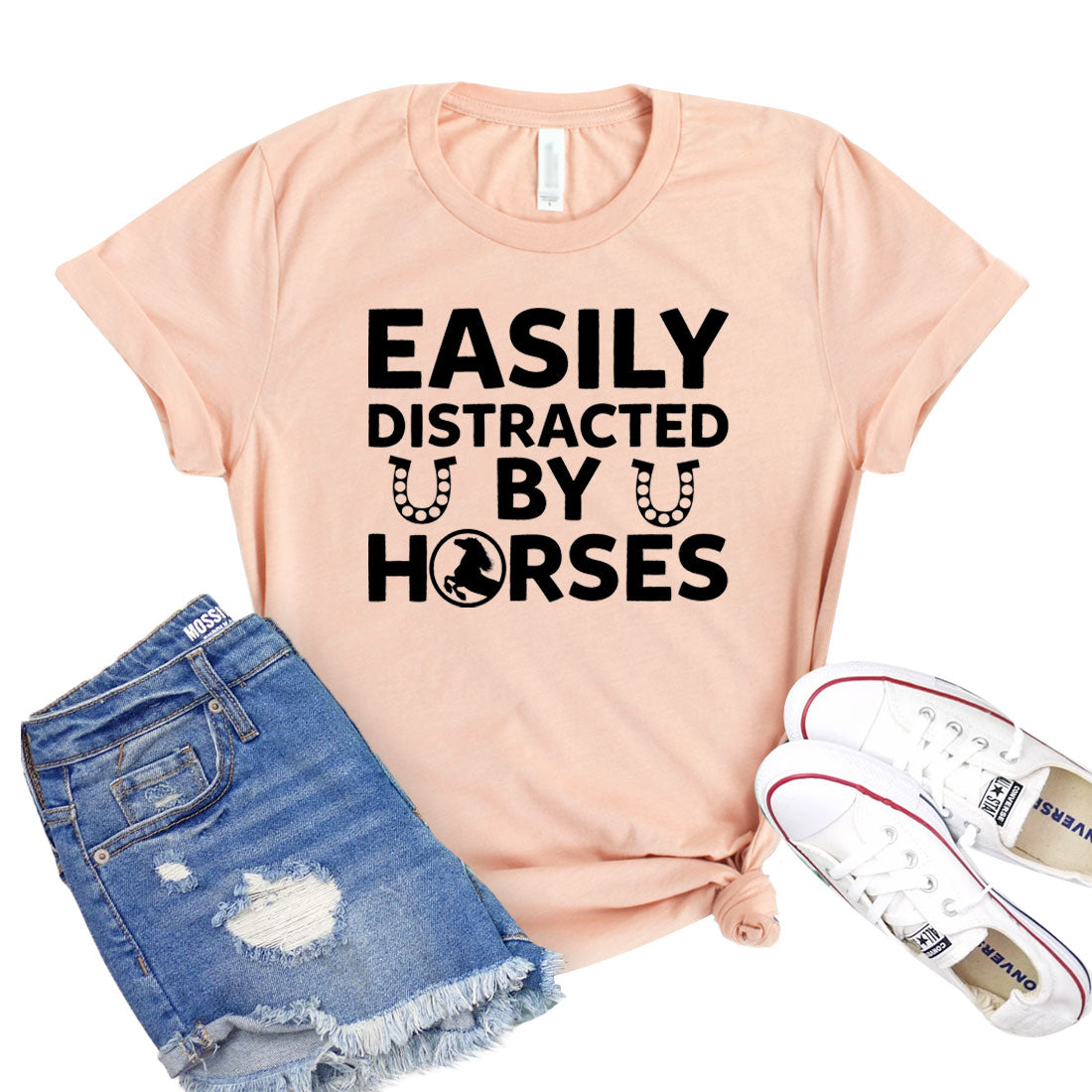 Easily Distracted By Horses Shirt