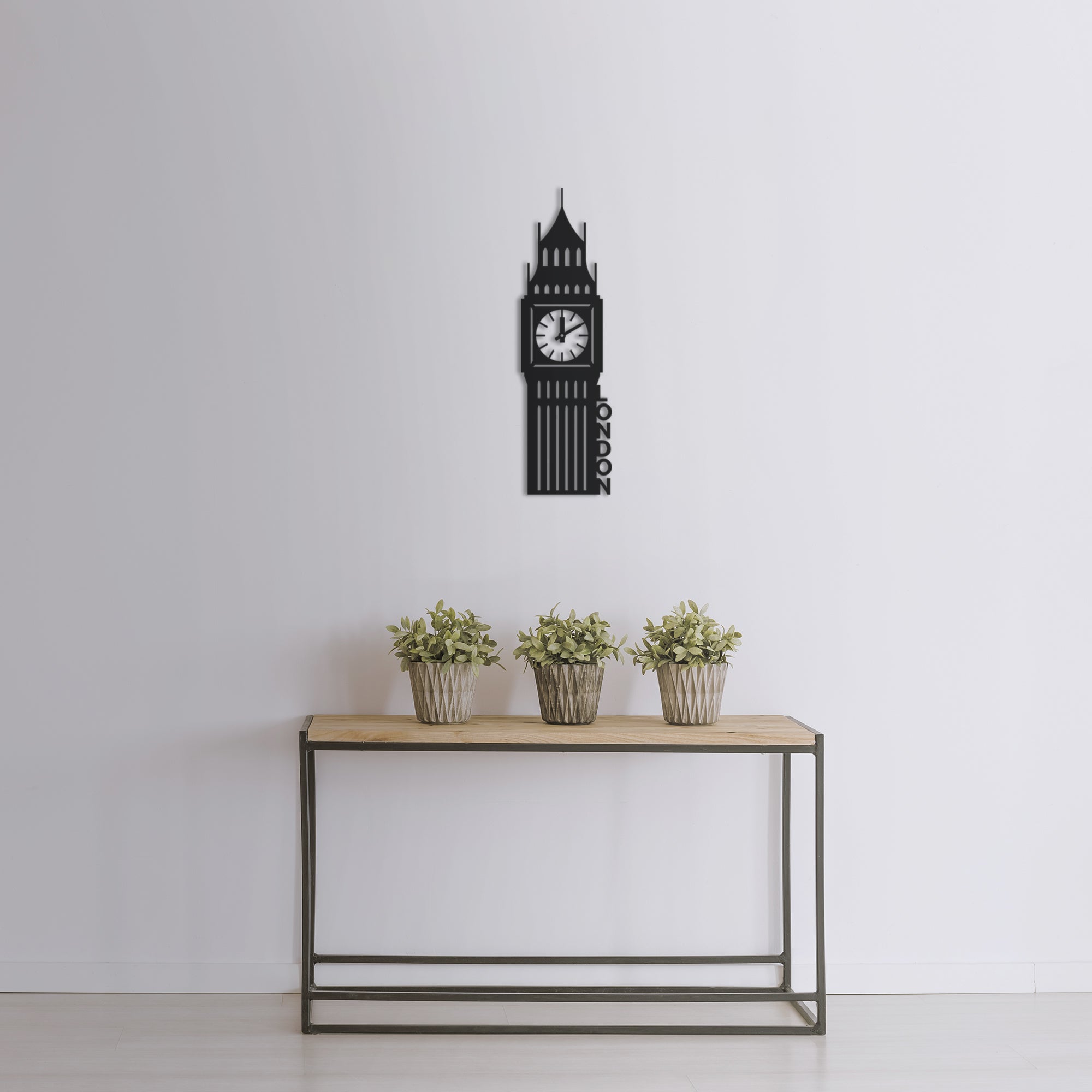 Big Ben - Metal Wall Art | Silver Ares