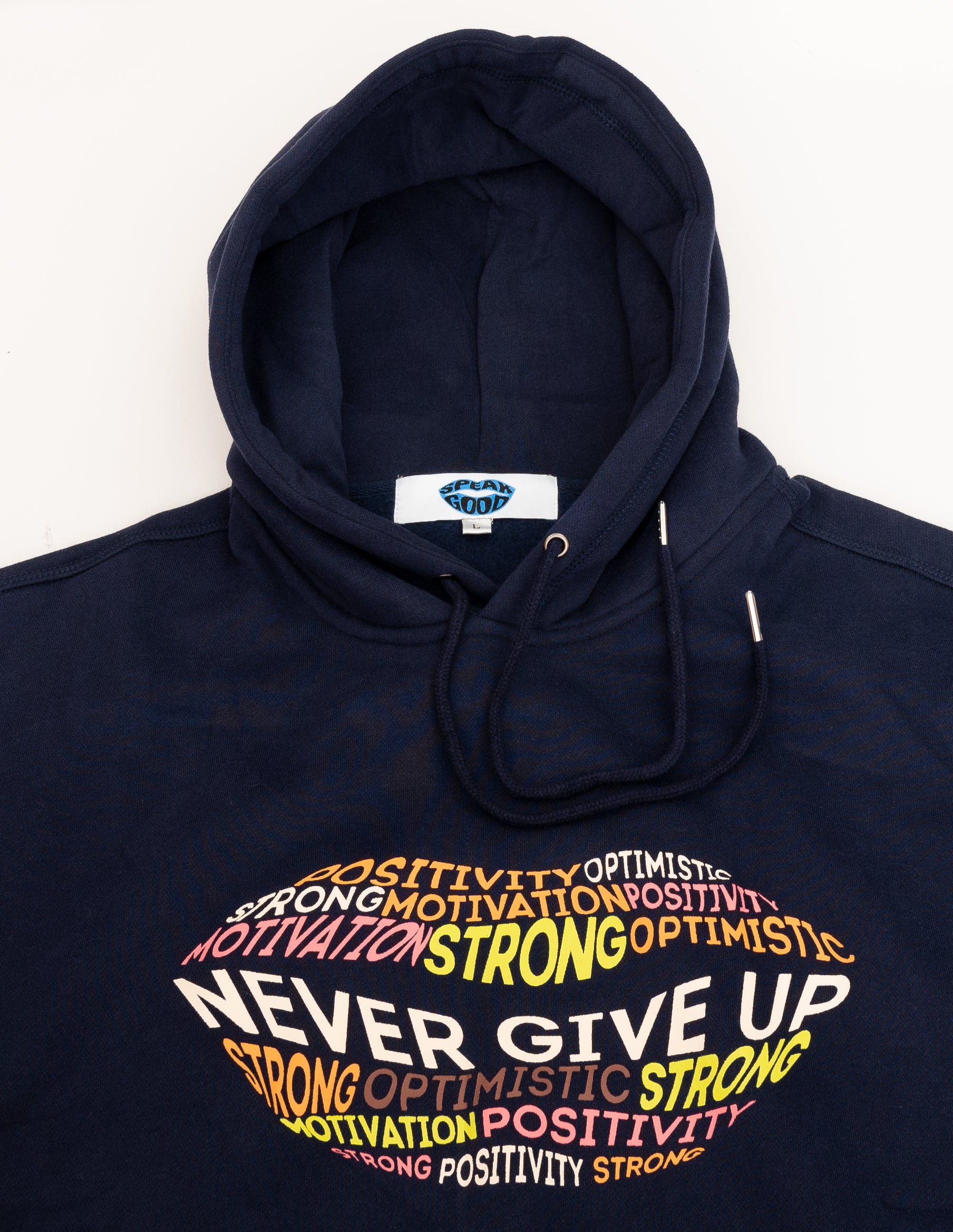 Motivational hoodie, Never Give Up Sweatshirt Gift