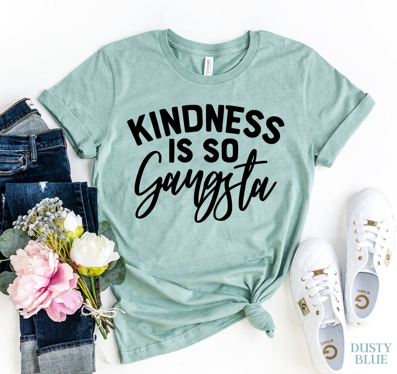 Kindness Is So Gangsta T-shirt | Agate