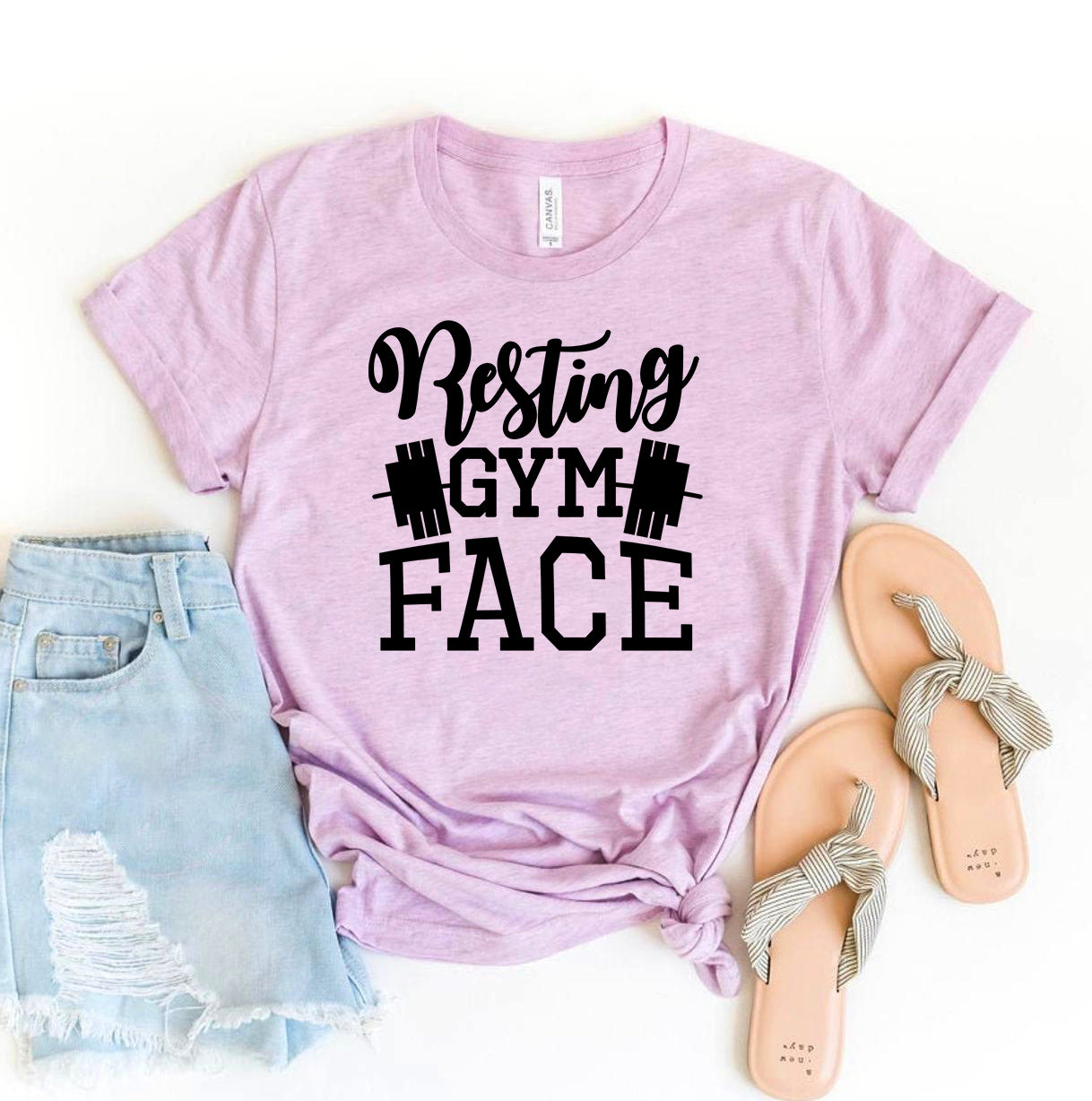 Resting Gym Face T-shirt | Agate