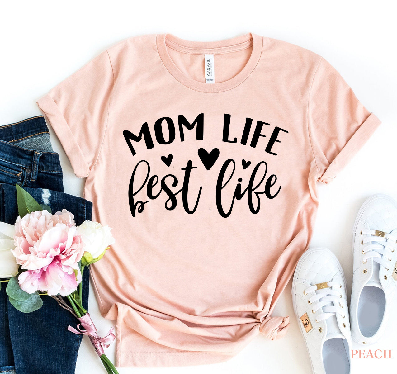 Mom Life Best Life T-shirt | Agate