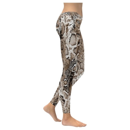 Snake Print Leggings, Capris, Shorts