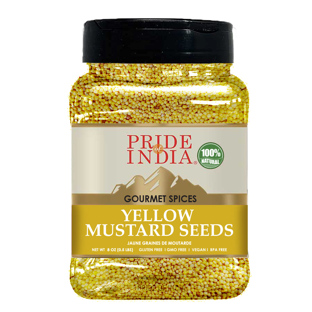 Gourmet Yellow Mustard Seed Whole - 8 oz