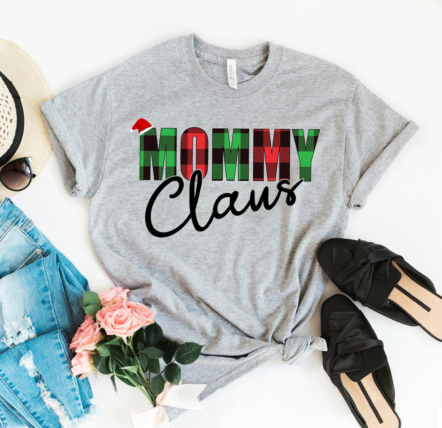 "Mommy Claus" Christmas T-shirt