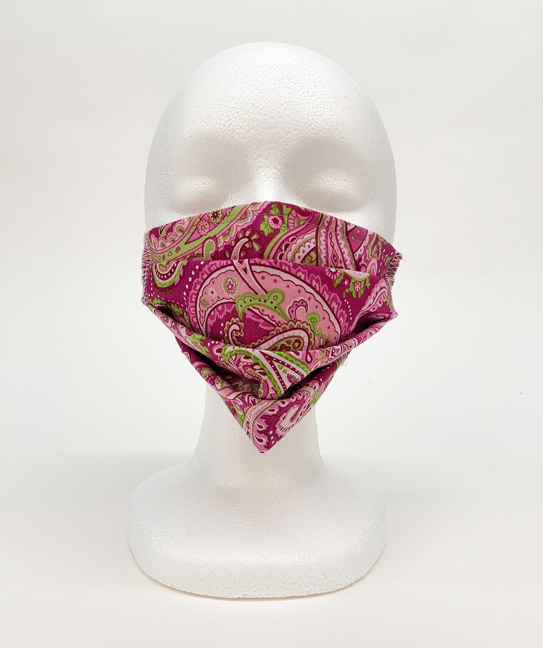 Ships Today! Face Mask Made in USA, 100 % Cotton Fabric - Merlot