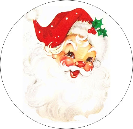 Santa Claus face Christmas and Holiday Ornament