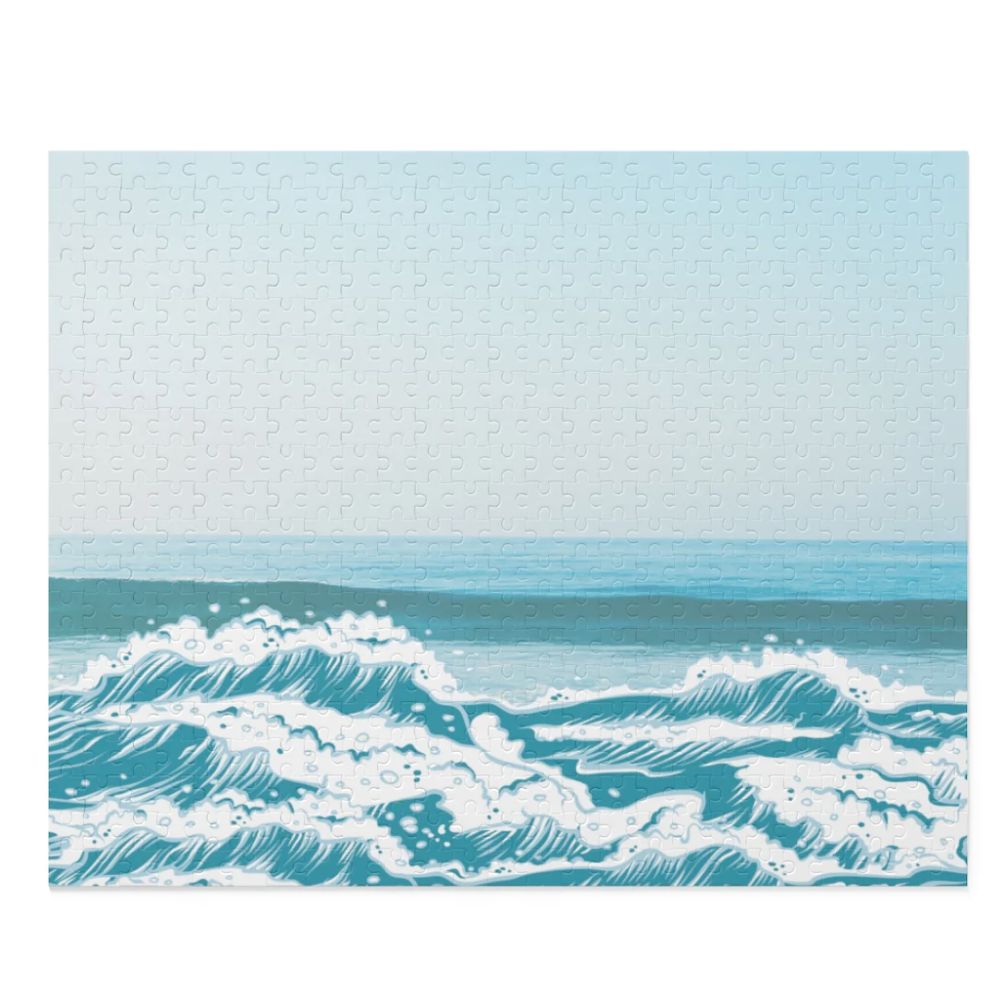 Beach Waves Jigsaw Puzzle 500-Piece