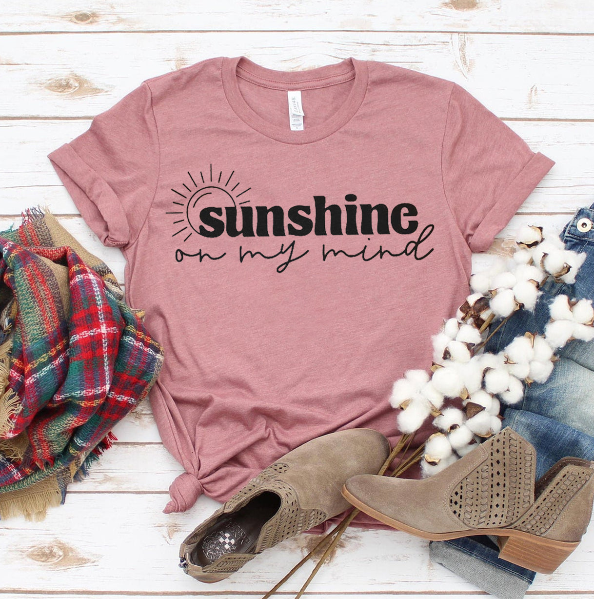 Sunshine On My Mind T-shirt | Agate