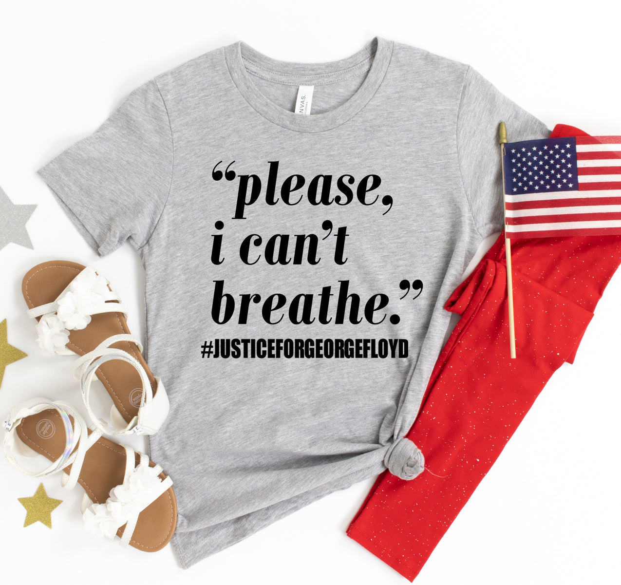 Please I can't breathe T-shirt | Agate