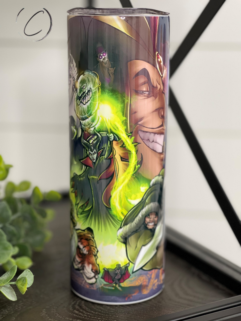 Villains 20oz Skinny Tumbler