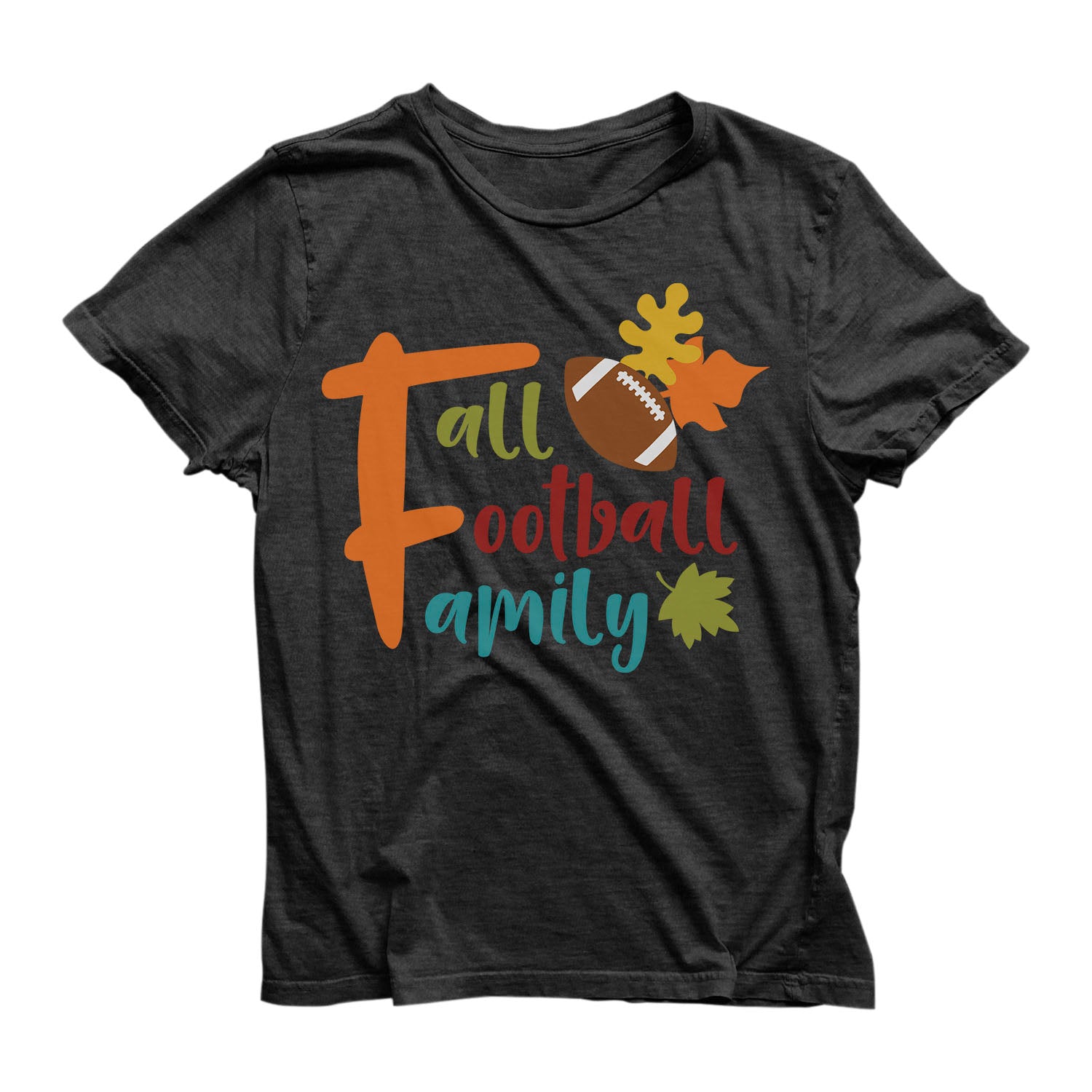 Eco Friendly Recycled Fall Football family T-shirt