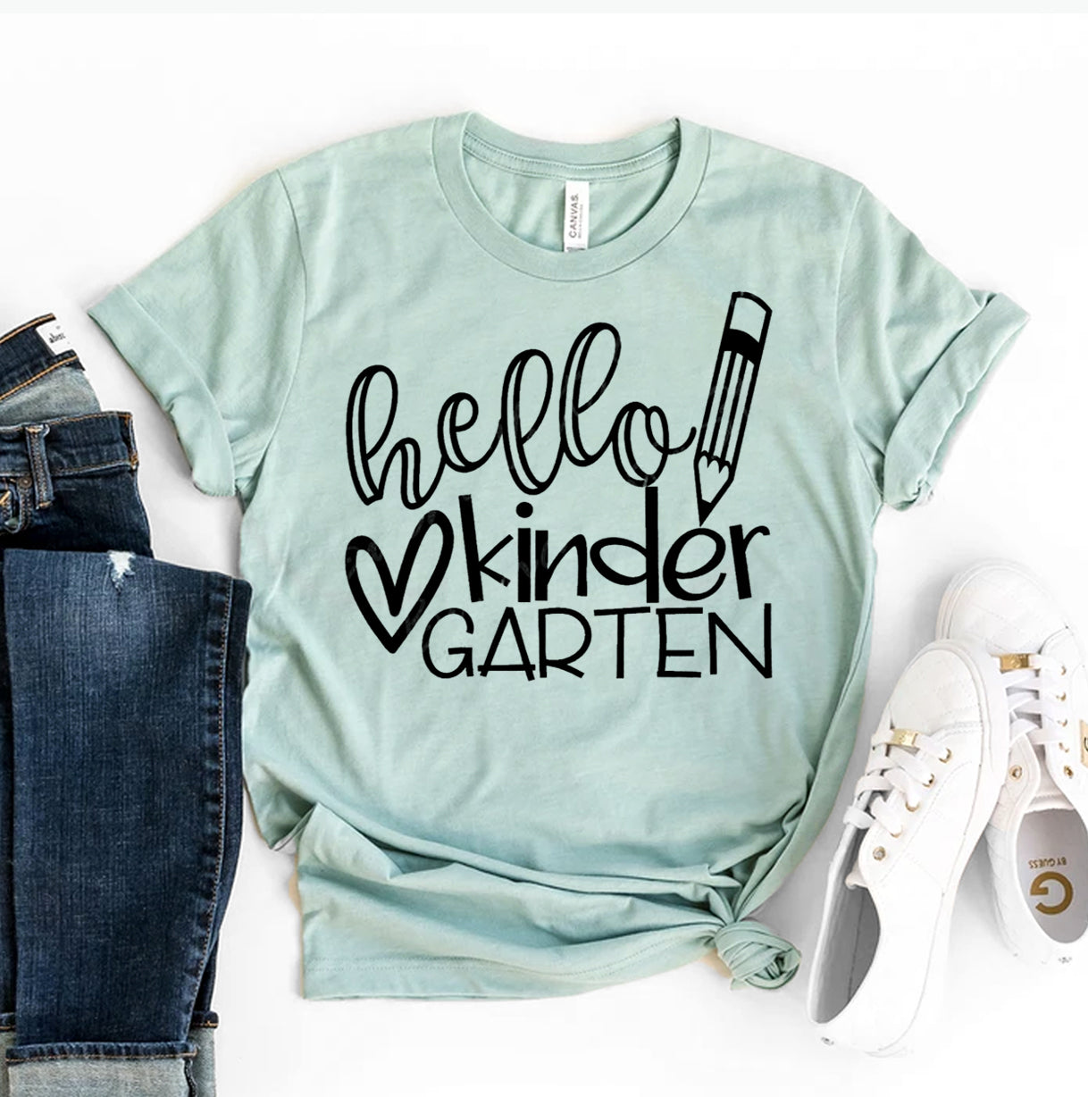 Hello Kindergarten T-shirt | Agate